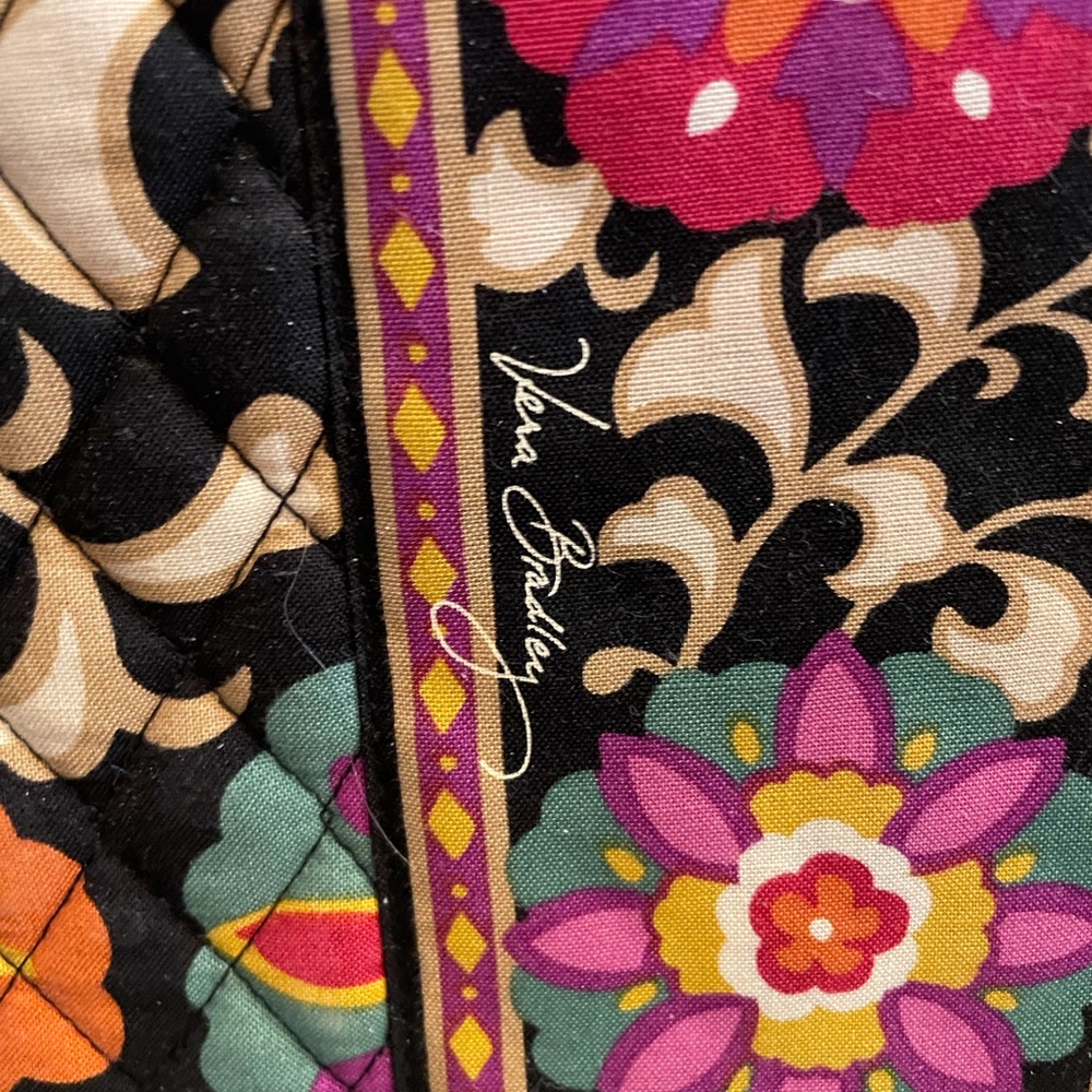 Vera Bradley Hard Shell Laptop Ipad Case Floral quilted Business Case - Picture 8 of 11